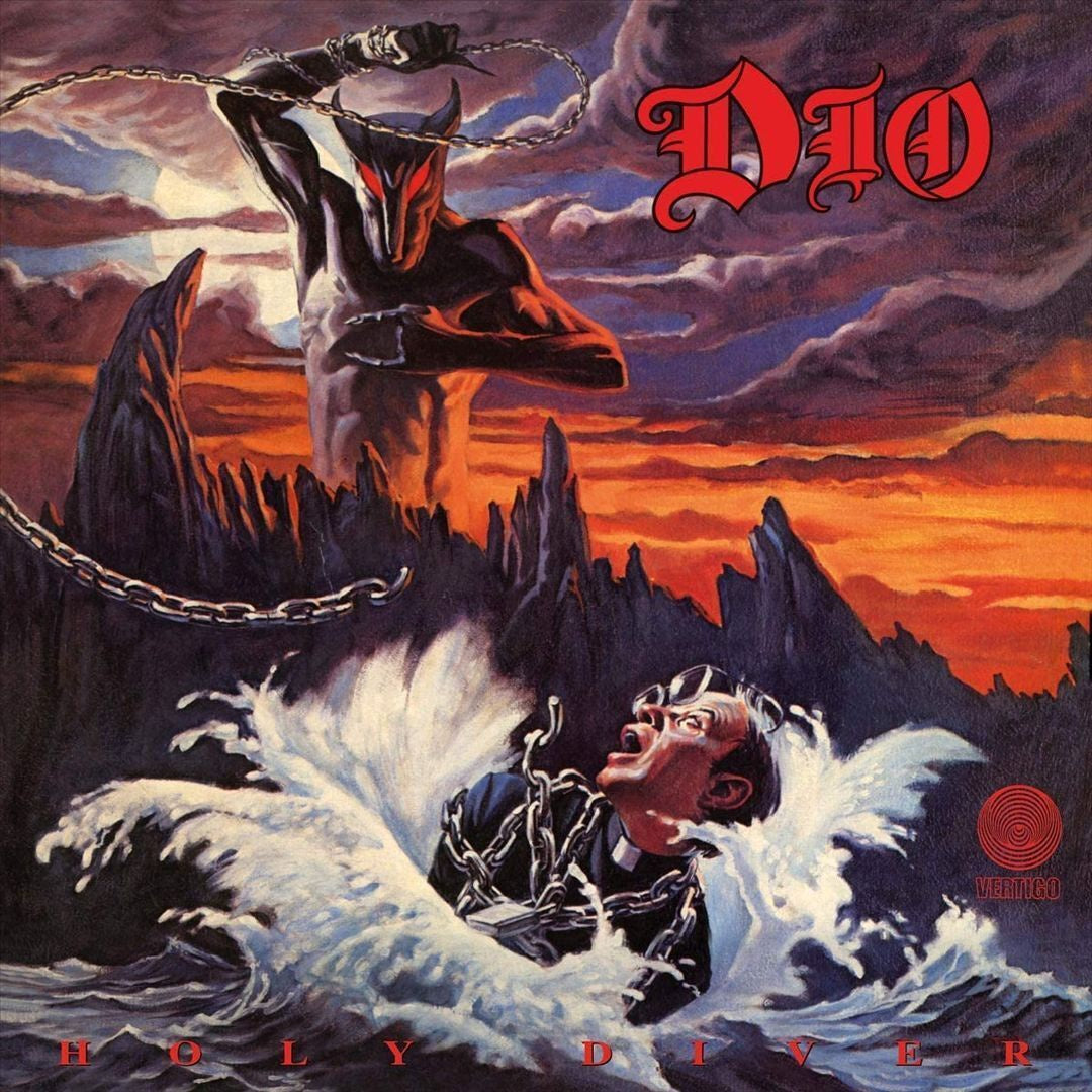 DIO - Holy Diver album cover on vinyl record sleeve