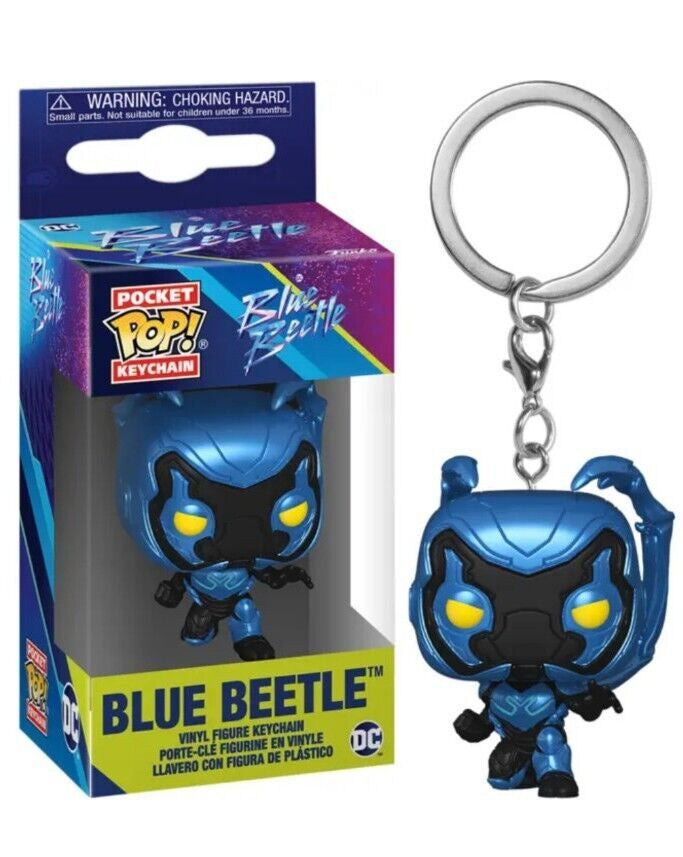 DC : BLUE BEETLE - Blue Beetle Funko Pocket Pop! Keychain