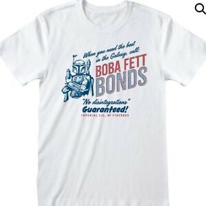 STAR WARS - Boba Fett Bonds White T-Shirt