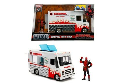 MARVEL - Deadpool's Taco Truck 1:24 Scale Diecast Model & Figure