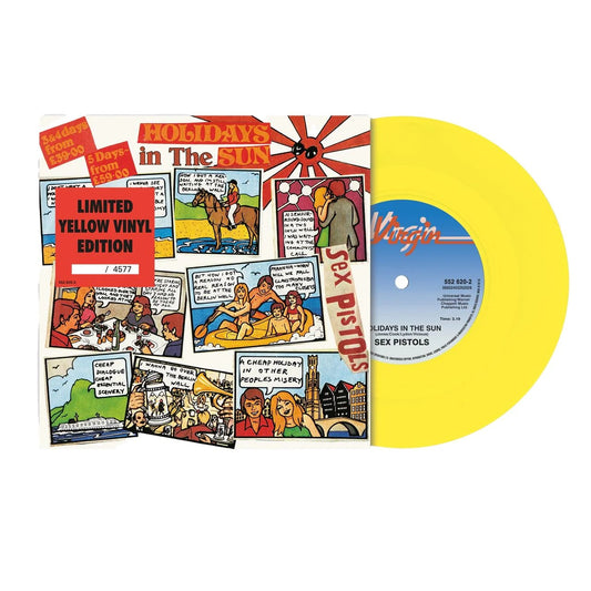 SEX PISTOLS - Holidays In The Sun Limited Edition Yellow 7" Vinyl