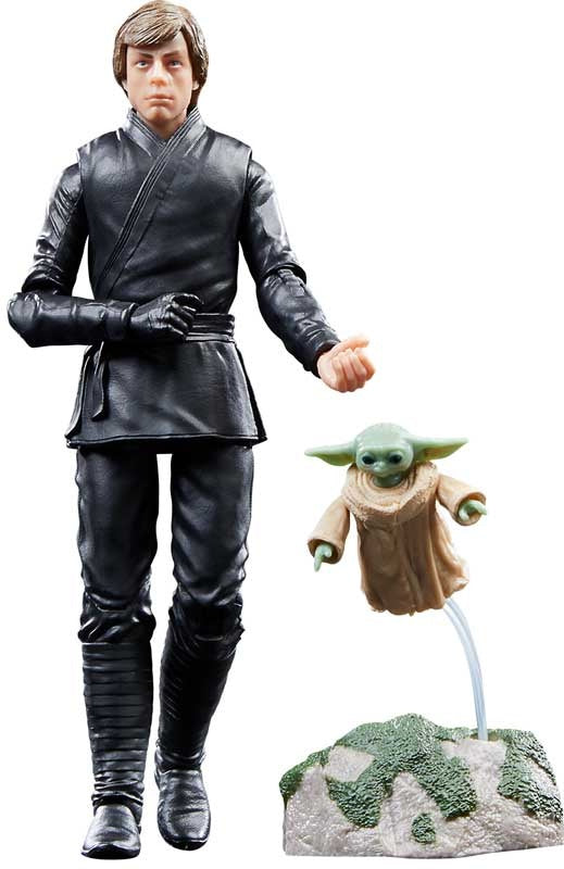 STAR WARS : BOOK OF BOBA FETT - Luke Skywalker & Grogu Hasbro Black Series Figure Set