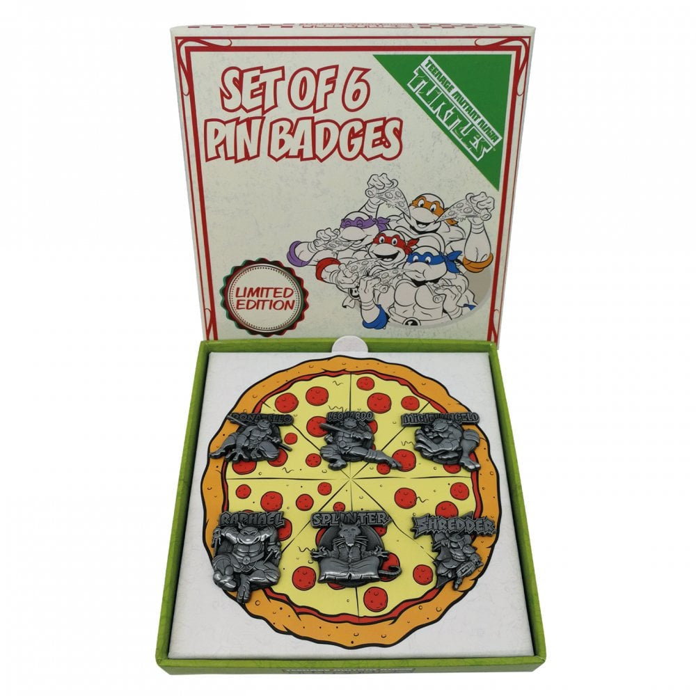 TEENAGE MUTANT NINJA TURTLES - 6 Pin Badge Set
