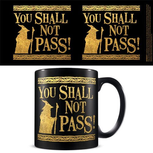 LORD OF THE RINGS - You Shall Not Pass Black Pod Mug