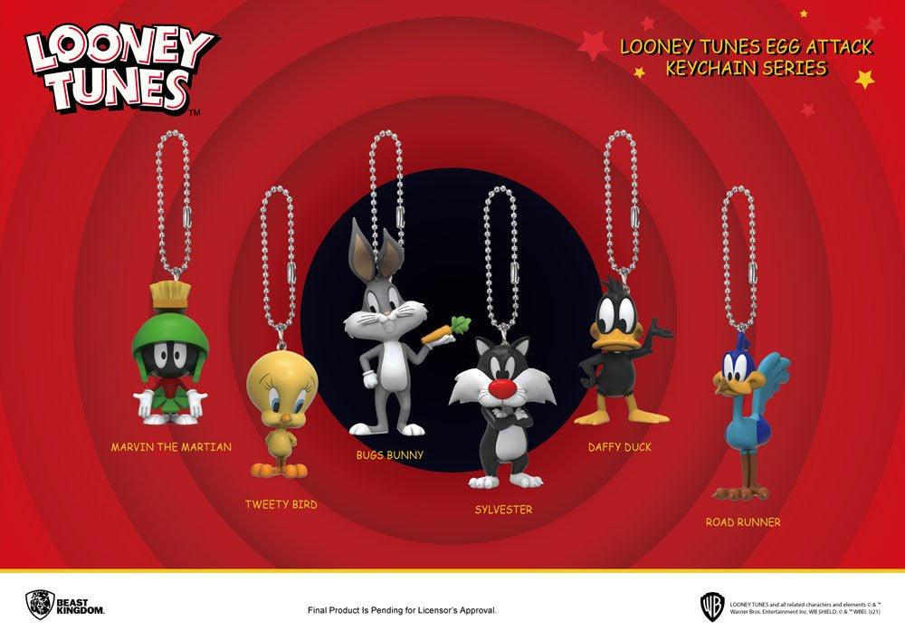 LOONEY TUNES - Mini Egg Attack Keychain