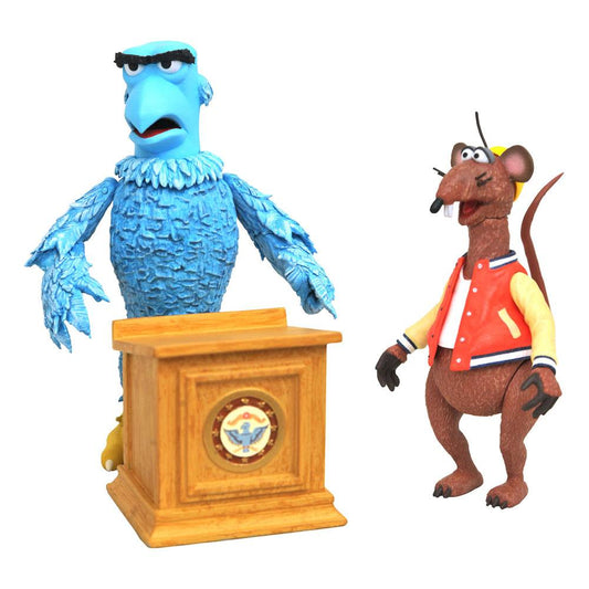 MUPPETS - Sam The Eagle & Rizzo The Rat Diamond Select Action Figure