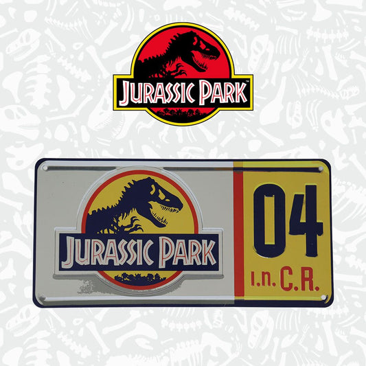 JURASSIC PARK - Dennis Nedry Replica License Plate Sign