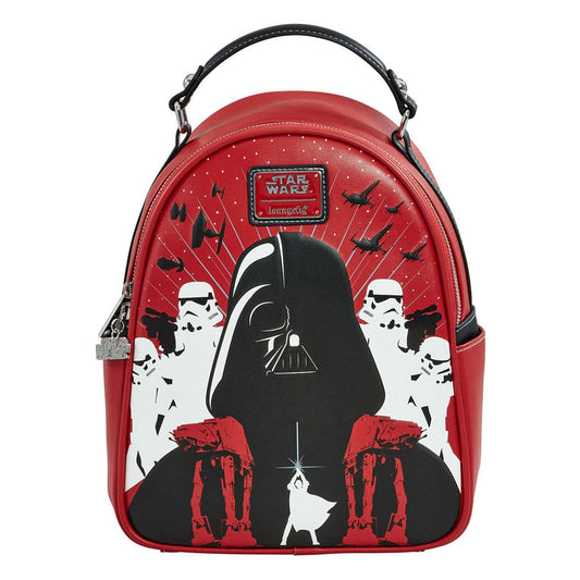 LOUNGEFLY : STAR WARS - Darth Vader & Stormtroopers Heo Exclusive Mini Backpack
