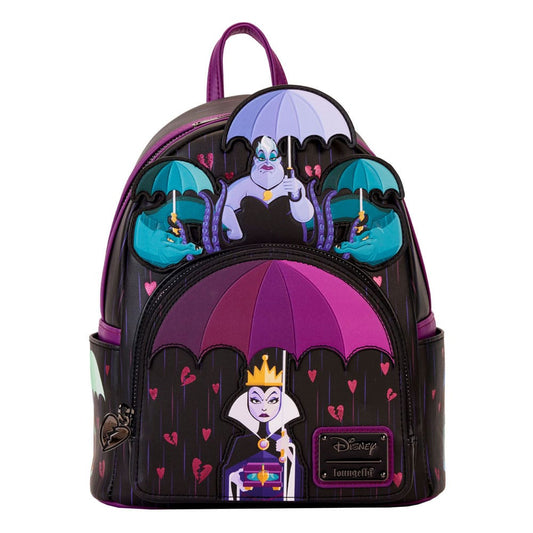 LOUNGEFLY : DISNEY - Villains Curse Your Hearts Mini Backpack