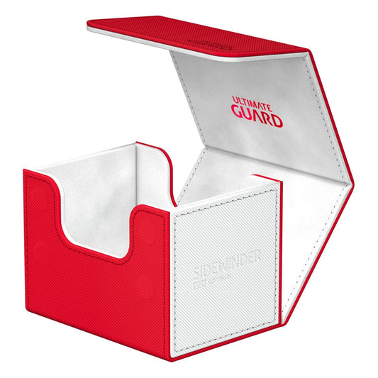 ULTIMATE GUARD - Sidewinder 100+ XenoSkin SYNERGY Red/White Deck Box