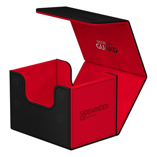 ULTIMATE GUARD - Sidewinder 100+ XenoSkin SYNERGY Black/Red Deck Box